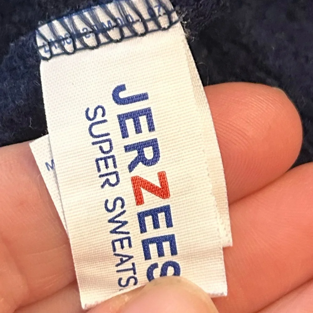 Vintage Jerzees Busch Beer sweatpants side stripes